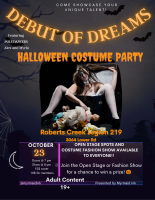 Debut of Dreams Halloween Costume Party! Oct 23
