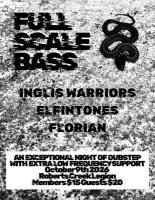 FULL SCALE BASS: INGLIS WARRIORS/ELFINTONES/FLORIAN Oct 9